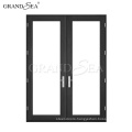 aluminum alloy  exterior door  outside door dark tinted glass door